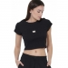  Body Action Women's Slim Cropped Ribbed T-Shirt ����� 