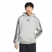  adidas Sportswear Men's 3Stripes Fleece Hoodie ���� 