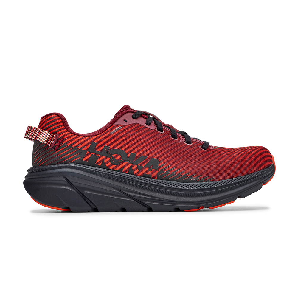 Hoka One One Mens Rincon 2 Μαύρο Κόκκινο 1110514CHAR, Michanos Sport