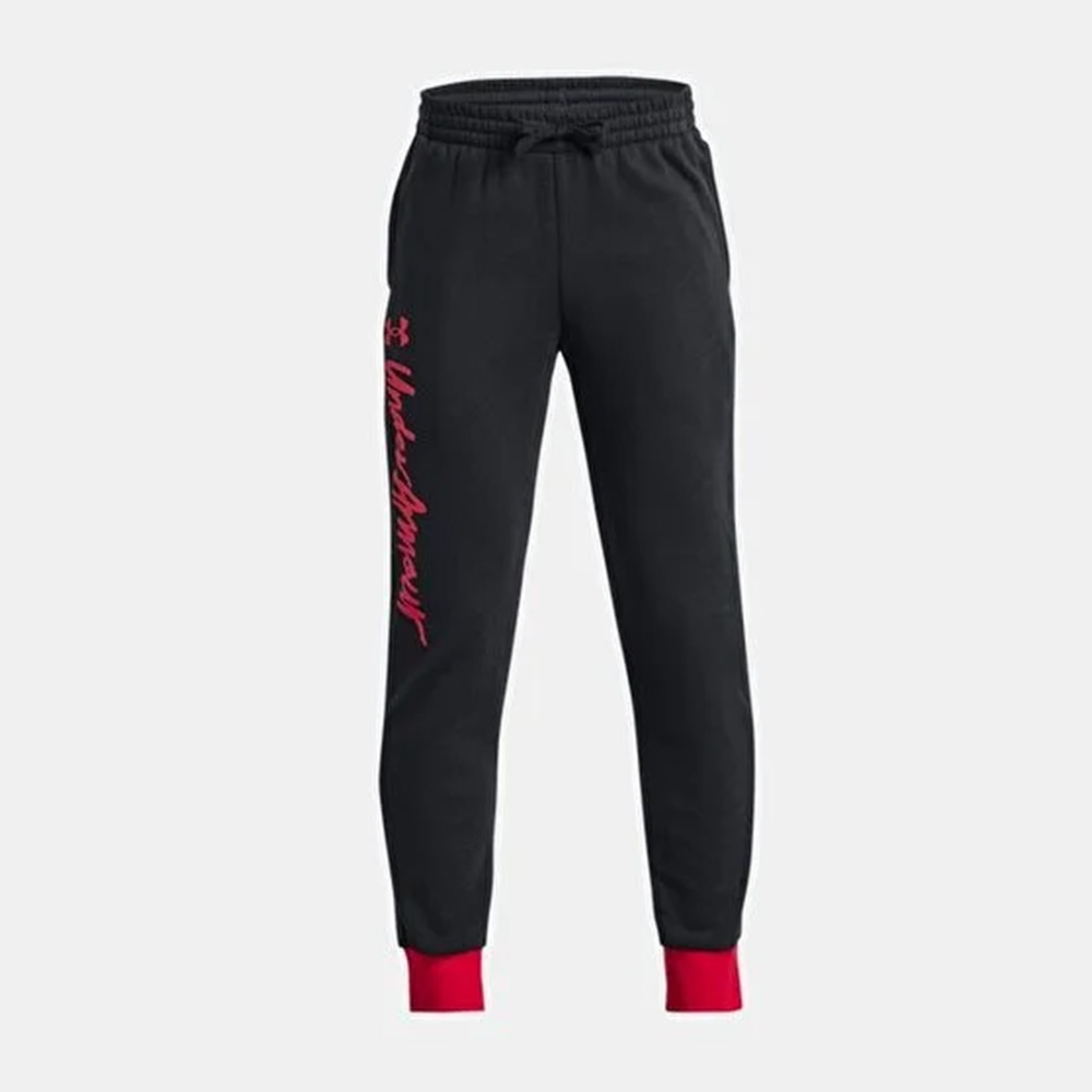 Under Armour Boy's Rival Fleece Script Joggers