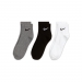  Nike Adult Unisex Everyday Lightweight Ankle 3 Pair Socks  -  -  