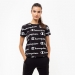  Champion Womens Regular Fit '20 Allover Logo T-Shirt  