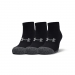  Under Armour Adult Unisex Heatgear Locut Ankle 3 Pair Socks  