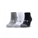  Under Armour Adult Unisex Heatgear Locut Ankle 3 Pair Socks  -  -  