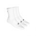  Asics Unisex 3 Pair Pack Cushioned Crew Socks  