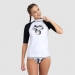  Arena Women's Shortsleeve Graphic Essence UV Protection Rash Vest Tee  -  