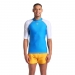  Arena Men's Shortsleeve Graphic UV Protection Rash Vest Tee  -  