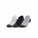  Under Armour Unisex Performance Tech 3 Pack Low Cut Socks  -  -  
