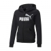  Puma Girl's Essentials+ Logo Full-Zip Fleece Hoodie  