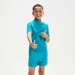  Speedo Boy's Printed Short Sleeve Rash UV Protection Top  