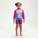  Speedo Girl's Digital Long Sleeve UV Protection Rash Top  