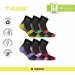  GSA Women's Partial Cushioned 6 Pack Bamboo Quarter Socks  