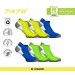  GSA Men's Ultralight Low Cut 6 Pack Bamboo No Show Socks  