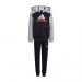  adidas Sportswear Unisex Kids Big Logo Fleece Track Set  -  
