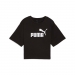  Puma Women's Essentials Cropped No1 Logo Relaxed Tee  