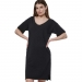  Body Action Women's Slub V-Neck Dress  