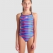  Arena Girl's Racing Stripe Swimsuit  