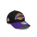  New Era Adult 9Forty NBA Los Angeles Lakers Side Patch Cap  -  