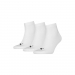  Puma Unisex Plain 3 Pack Quarter 3/4 Dobotex Socks  