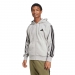  adidas Sportswear Men's 3Stripes Fleece Full-Zip Hoodie  