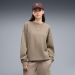  Puma Women's Essentials Logo Oversized Crew Sweatshirt ���� 