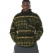  Body Action Men's Printed Sherpa Fleece Jacket  