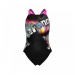  Arena Girl's Lit Logo V Back Swimsuit ����� 