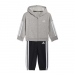  adidas Sportswear Infant's 3Stripes Full-Zip Fleece Jogger Set ����� - ���� 